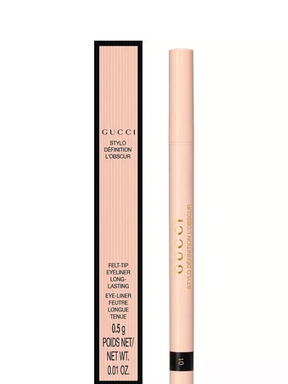 Gucci Stylo Définition L'Obscur Felt Tip Eyeliner 01 Eve Black